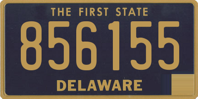 DE license plate 856155