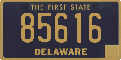 DE license plate 85616
