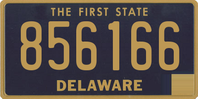 DE license plate 856166