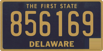 DE license plate 856169