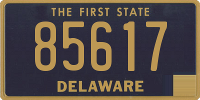 DE license plate 85617