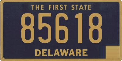 DE license plate 85618