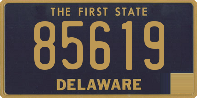 DE license plate 85619