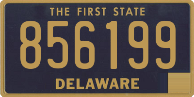 DE license plate 856199
