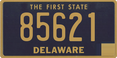 DE license plate 85621