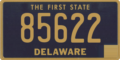 DE license plate 85622