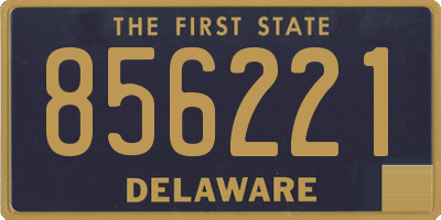 DE license plate 856221