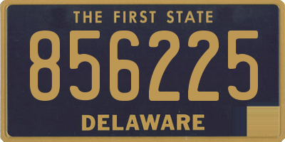 DE license plate 856225
