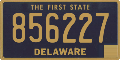 DE license plate 856227