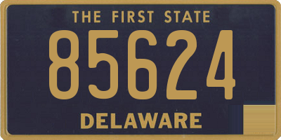 DE license plate 85624