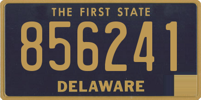 DE license plate 856241