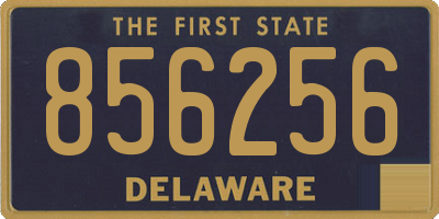 DE license plate 856256