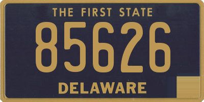 DE license plate 85626