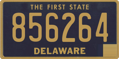 DE license plate 856264