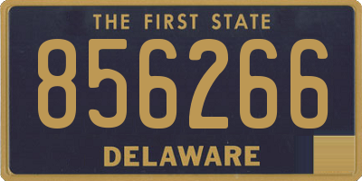 DE license plate 856266