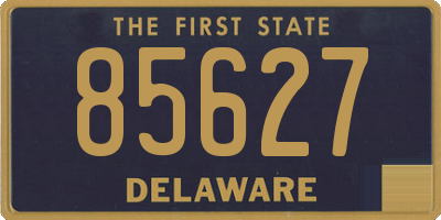 DE license plate 85627