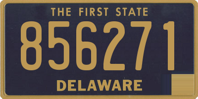 DE license plate 856271