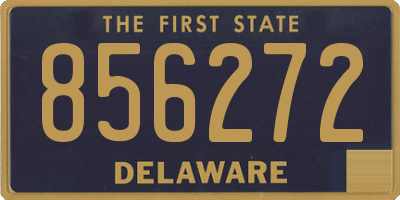 DE license plate 856272