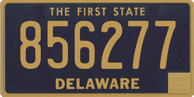 DE license plate 856277