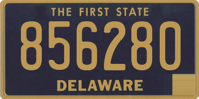DE license plate 856280