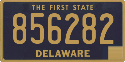 DE license plate 856282