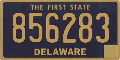 DE license plate 856283
