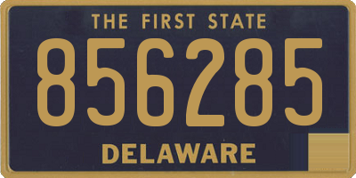 DE license plate 856285