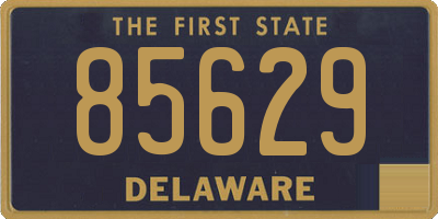 DE license plate 85629