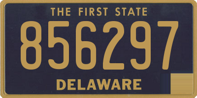 DE license plate 856297