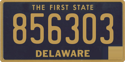 DE license plate 856303