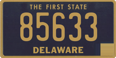 DE license plate 85633
