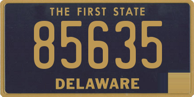 DE license plate 85635