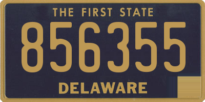 DE license plate 856355