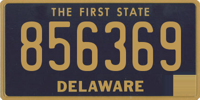 DE license plate 856369