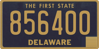 DE license plate 856400