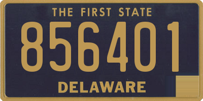 DE license plate 856401