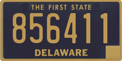 DE license plate 856411