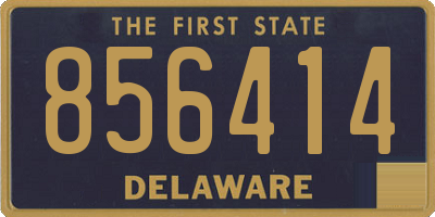 DE license plate 856414