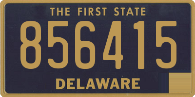 DE license plate 856415