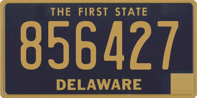 DE license plate 856427