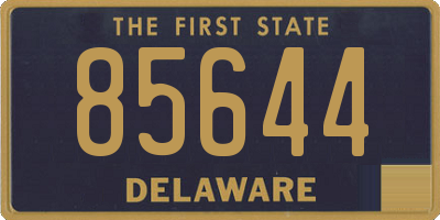DE license plate 85644