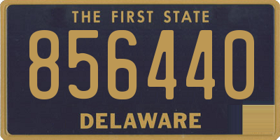 DE license plate 856440