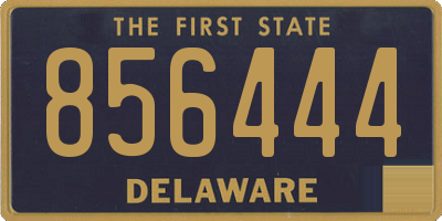 DE license plate 856444