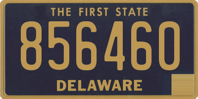 DE license plate 856460