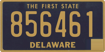 DE license plate 856461