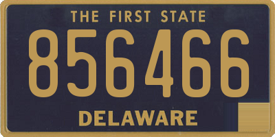 DE license plate 856466