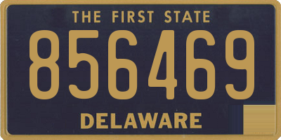 DE license plate 856469