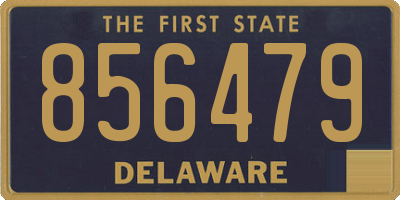 DE license plate 856479