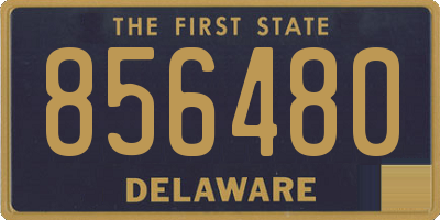 DE license plate 856480