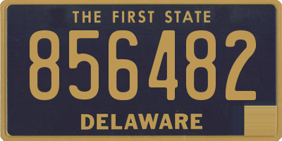 DE license plate 856482